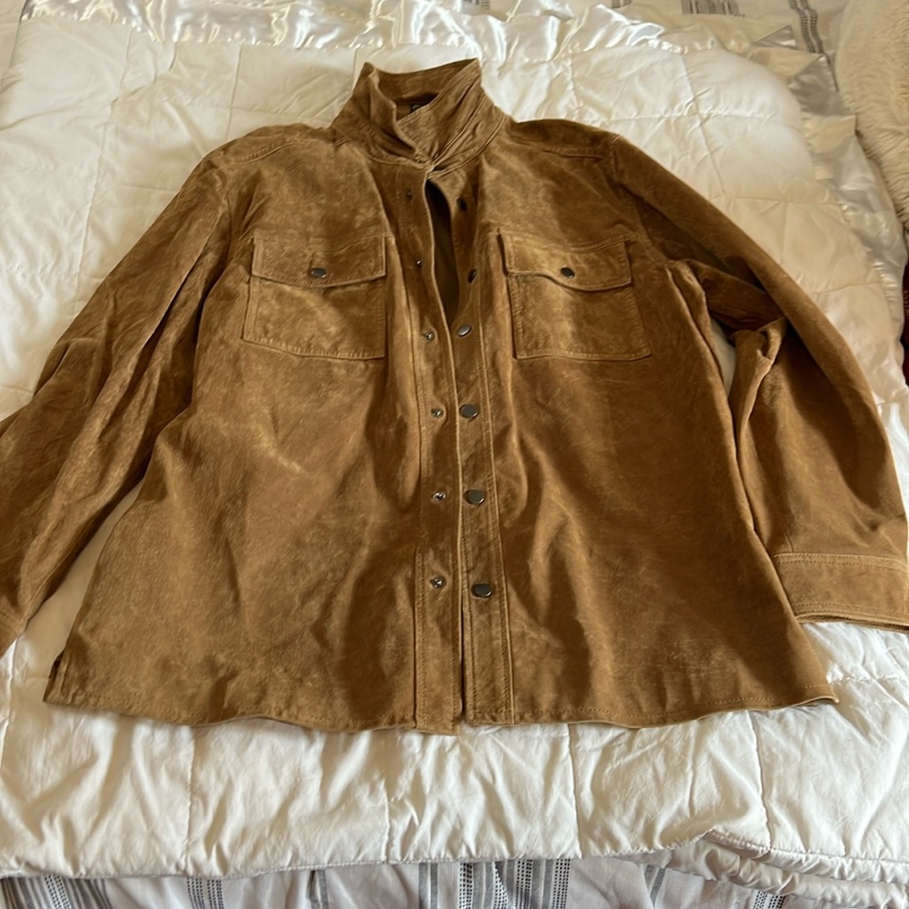 Leather/Suede Shacket